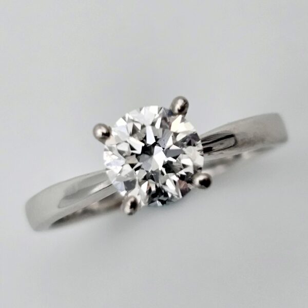 ANELLO SOLITARIO CON DIAMANTE CVD LAB GROWN 1.00 CT. - immagine 2