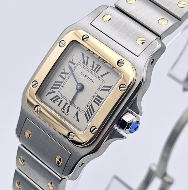 CARTIER SANTOS GALBEE LADY QUARZO REF.1567 PRENOTATO! - immagine 3