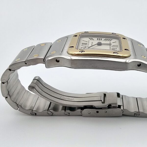 CARTIER SANTOS GALBEE LADY QUARZO REF.1567 PRENOTATO! - immagine 5