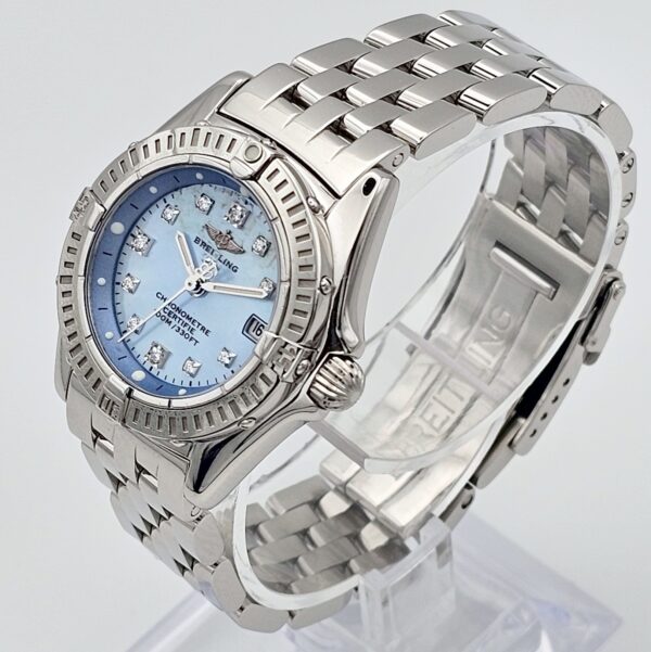BREITLING CALLISTINO REF.A72345 ACCIAIO DIAMANTI - immagine 2