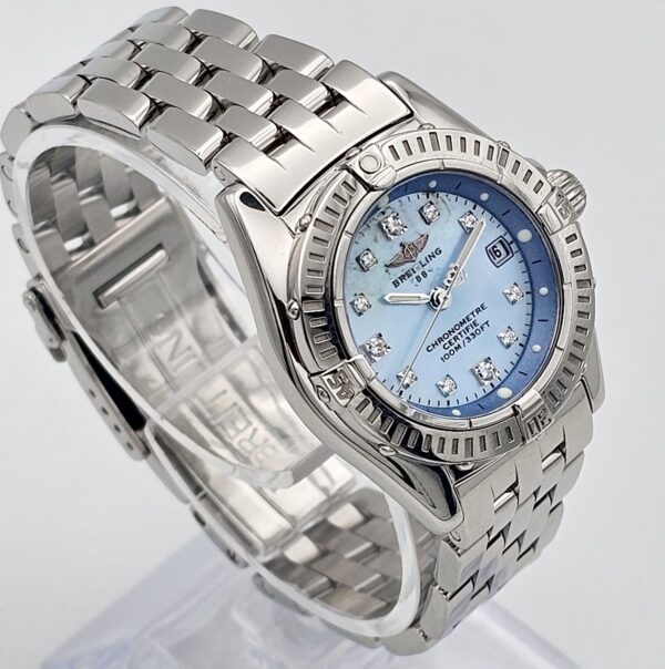 BREITLING CALLISTINO REF.A72345 ACCIAIO DIAMANTI - immagine 3