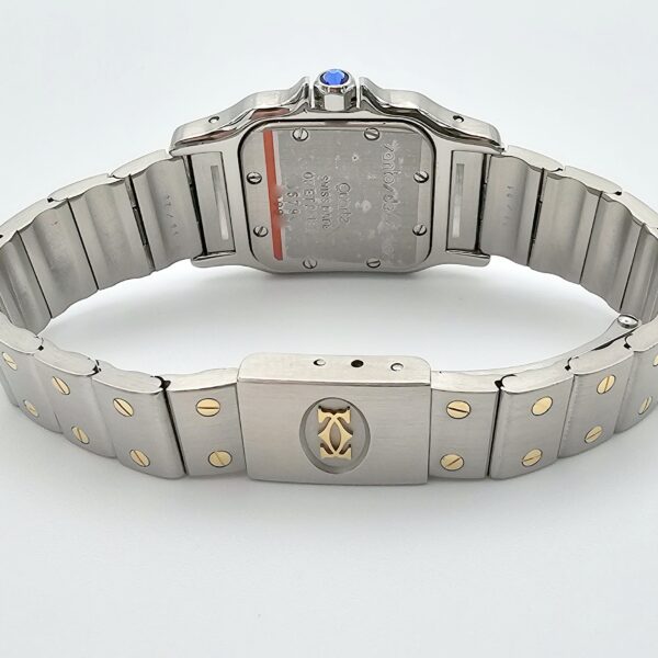 CARTIER SANTOS GALBEE LADY QUARZO REF.1567 PRENOTATO! - immagine 4