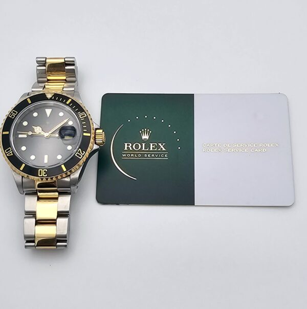 ROLEX SUBMARINER  1996 REF.16613LN ROLEX SERVICE CARD ATTIVA - immagine 6