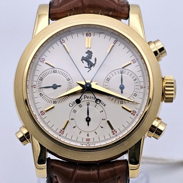 GIRARD PERREGAUX FERRARI rattrappante 38MM REF. 9015 Limited Ed. 499 esemplari